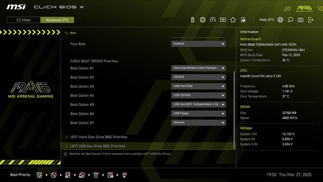 MSI MAG B860 TOMAHAWK WIFI-5